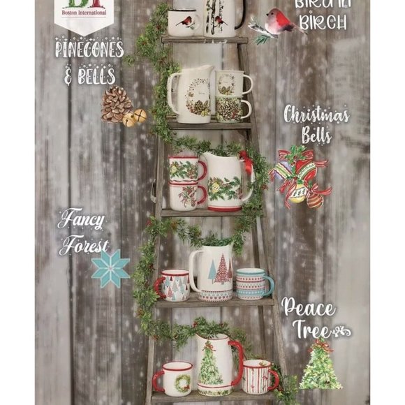 Holiday Coffee/Tea Mug, Boston International 1 Count, 12 Ounces, Christmas Bells - Picture 4 of 4